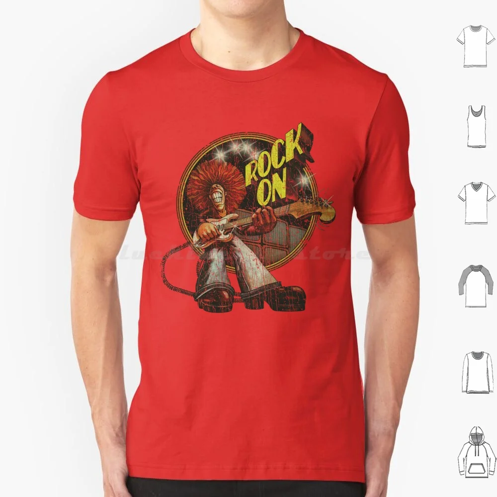 ロックオン1979コットンTシャツ、クラシックギター、ロールメタルミュージシャン、ギタープレーヤー、70年代スタイル、クールなTシャツ、6XL