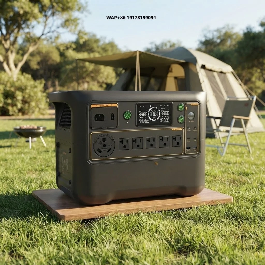 Portable Power Station 3600W 3072Wh LiFePO4 220V Solar Generator with 3500 Cycles for Power Cuts in the UK and EU