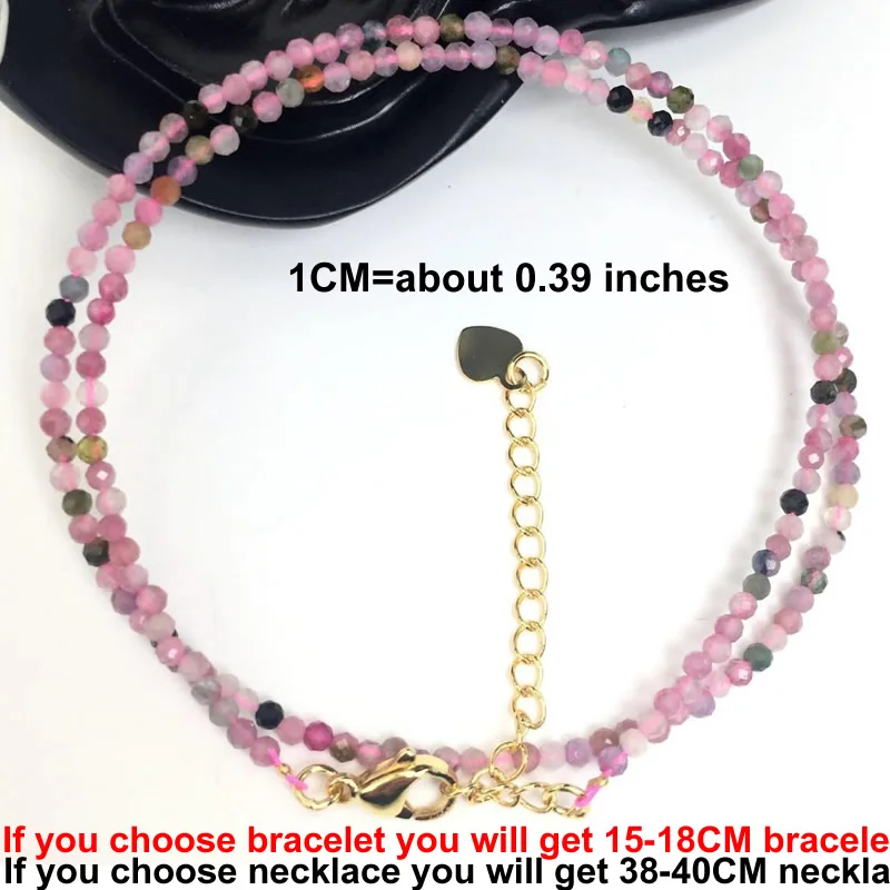 Facettierte Edelsteine 2-3mm Perlen Halskette Armband Kristall Quarz Achat Labradorit Amazon Choker Herren Damen Schmuck Party Geschenk – Detail 37