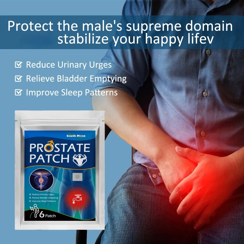 Patch para o umbigo da próstata para homens, Tratamento de prostatite Medicina de gesso, Urologia Prostatic Acupoint Sticker, Cuidados de saúde