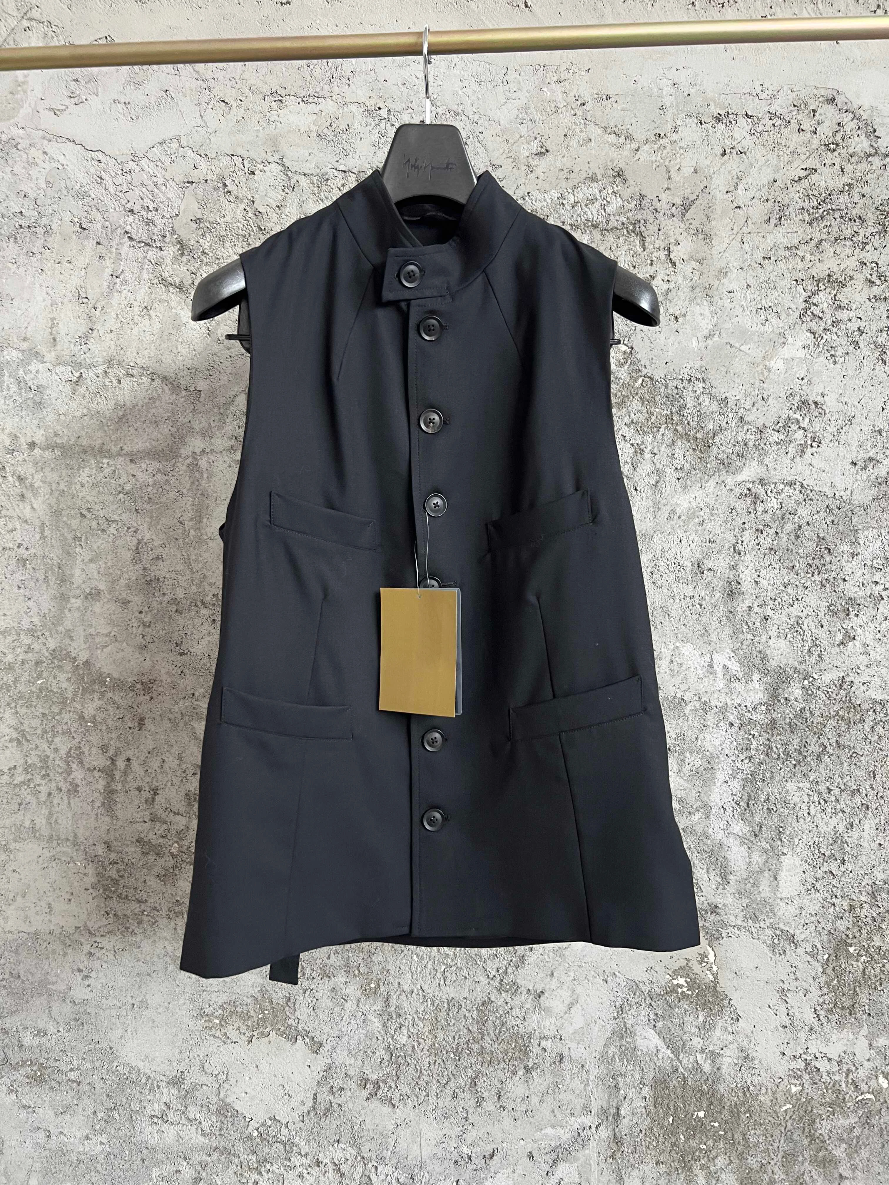 TOP-YAMAMOTO backrest printed suit linen printed short jacket Japanese dark style designer