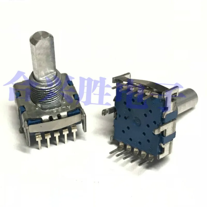 1PCS Rotary Switch 5 Gear 6 Gears Band Amplifier Audio Signal Switching Switch 10Pin  Shaft Length 20MM