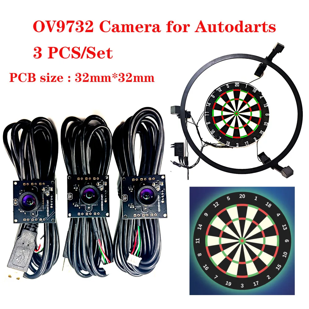 Autodarts Camera OV9732 GXIVISION 1M/2M USB Cable 1MP 1280*720 30fps Camera Module Accuracy Rate Is Above 99%