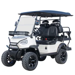 4 Wheel Electric Club Car Golf Buggy Cart 4 Seater Electric Golf Carts with 60V 72V Lithium Battery 5000W AC Motor