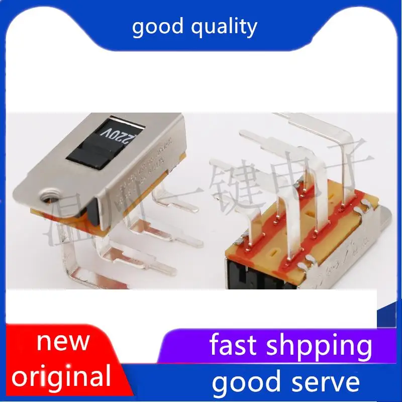 

10pcs original new SSA-22K01 conversion sliding 6-pin two speed bending foot 220V to 110V side plug power switch