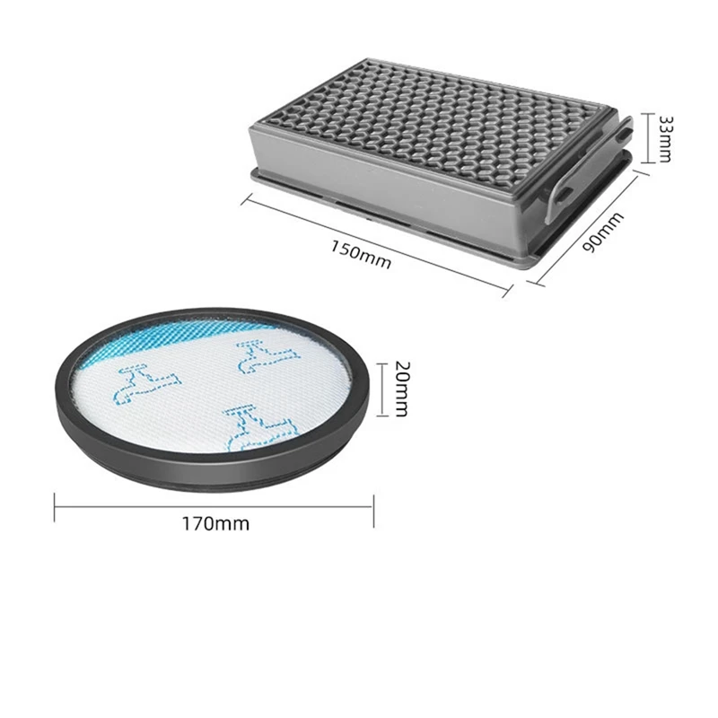 Filtro HEPA para Rowenta RO4811EA RO4871EA RO4855EA RO4826EA, Kit de piezas de aspiradora, accesorios de potencia compacta
