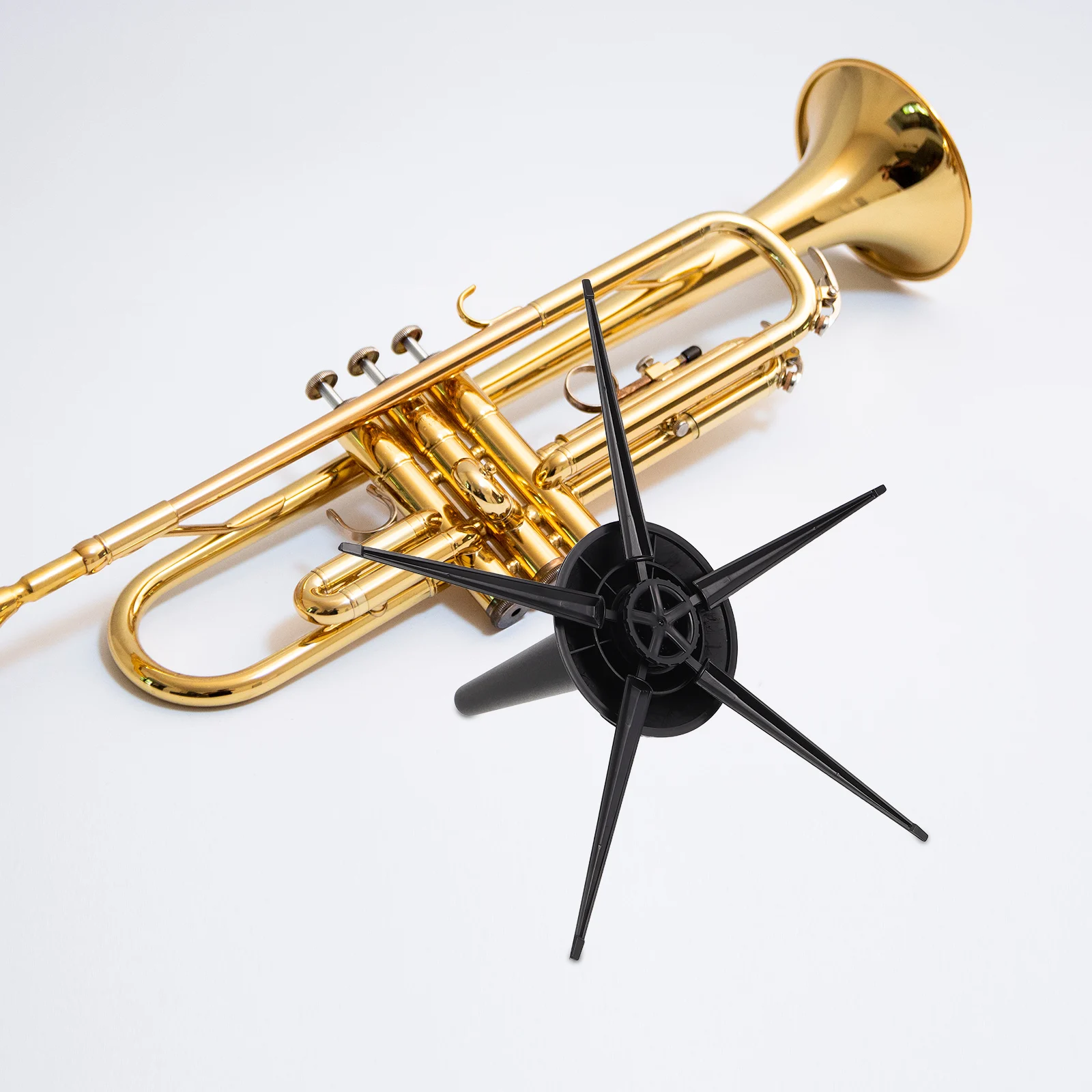

Portable 5-leg Trumpet Stand with Foldable Detachable Metal Legs for Musical Instruments Lightweight Stable Holder