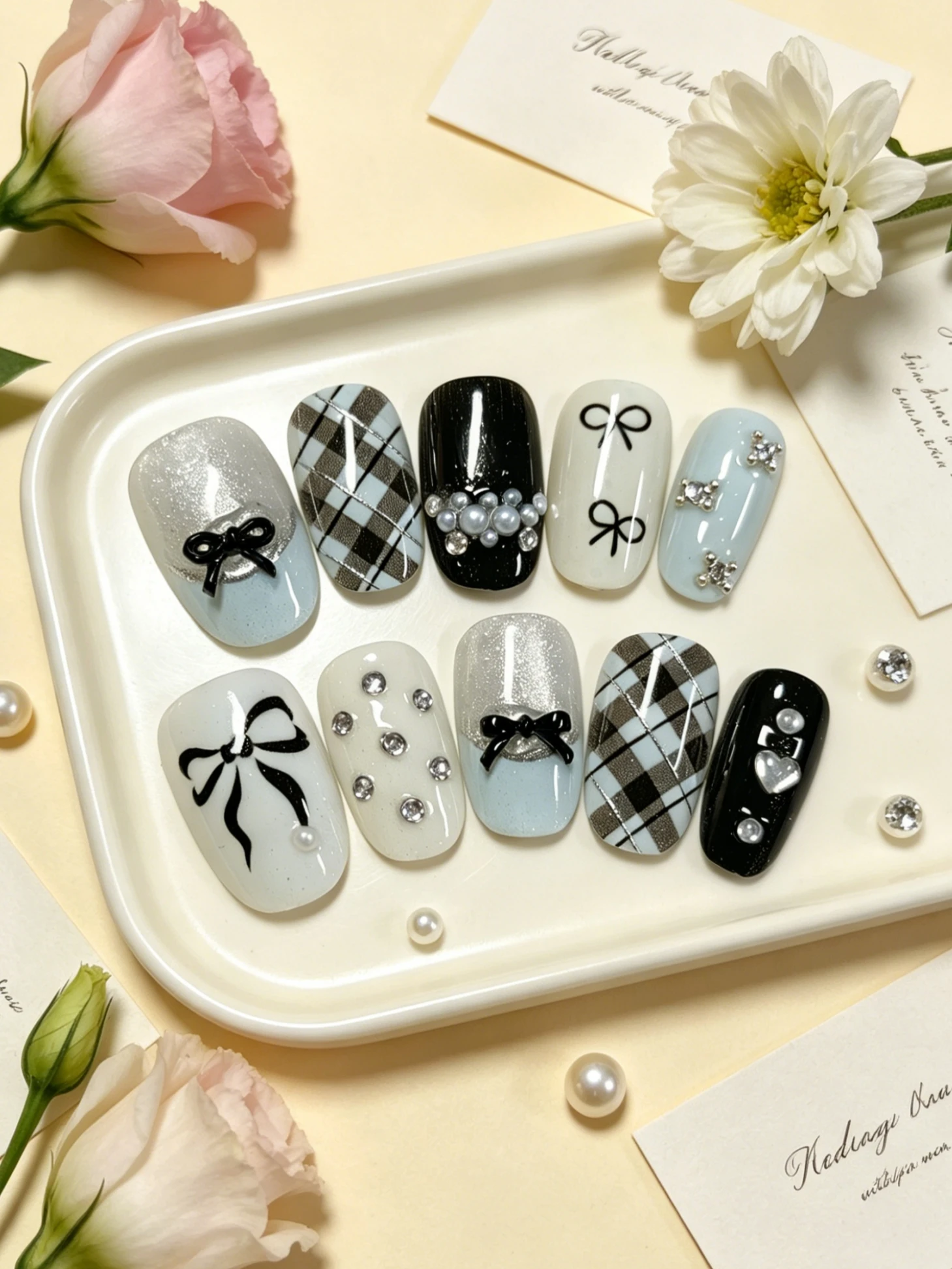 10 unghie finte corte a forma  - Nail Art Oval recensione e prezzo