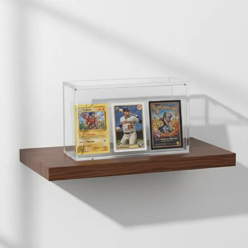 Acrylic Magnetic Storage Box High Transparent Dustproof Case For Game Cards Figures Collectors Hot Sale New 2026
