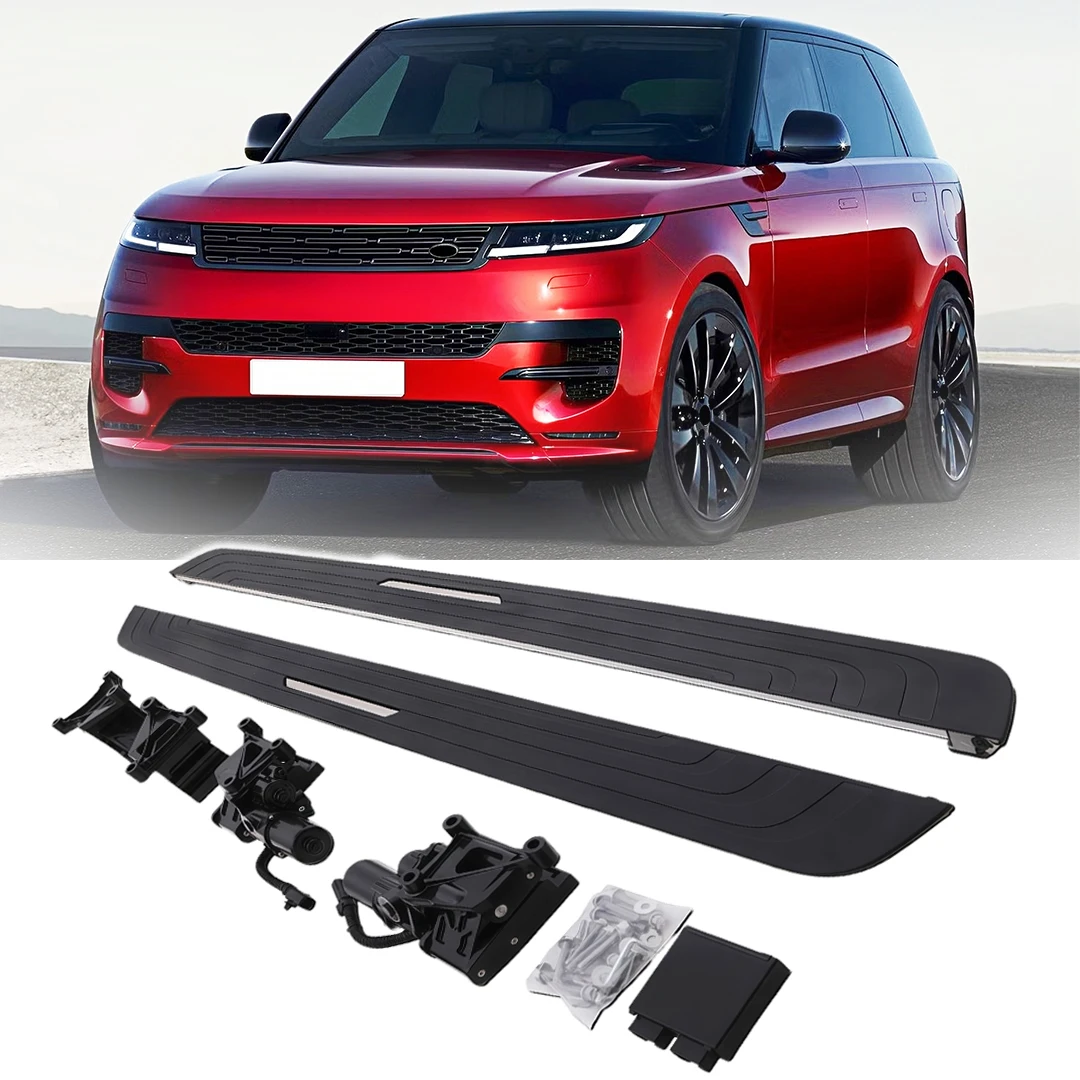 

Алюминиевые выдвижные электрические подножки для Land Rover Range Rover Sport L461 2023-2026, автоматические боковые ступеньки, подножки-педали