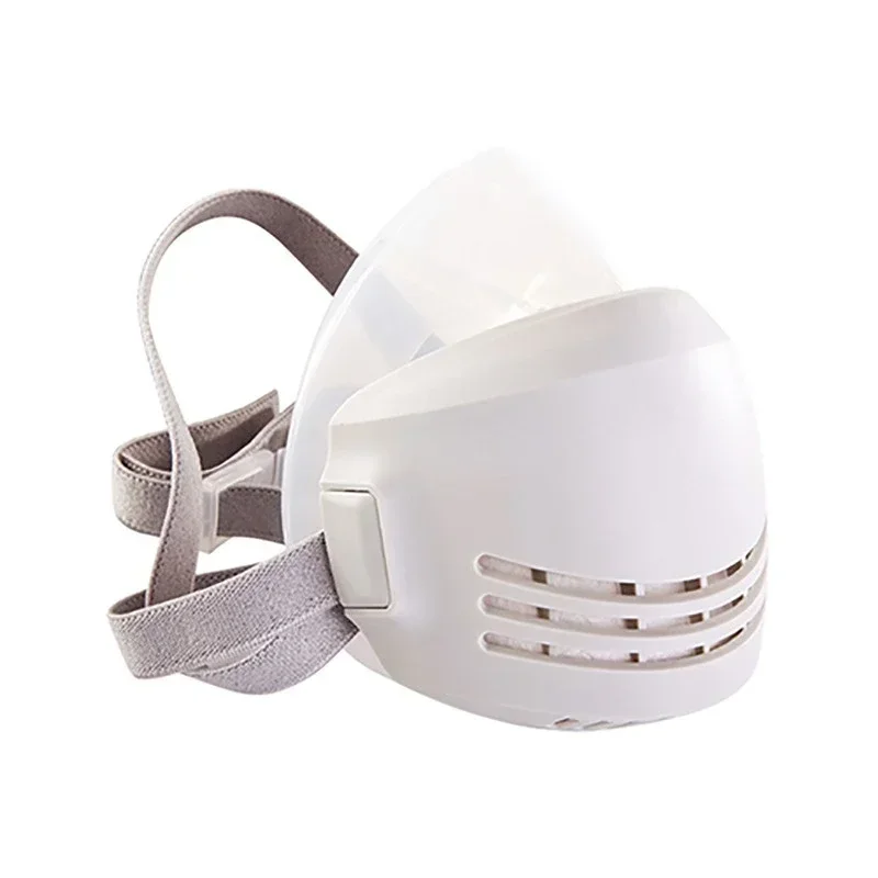 Replaceable 3 Filter Industrial Dust Masks Paint Antifouling Polished Masks Construction Safety Rubber Dust