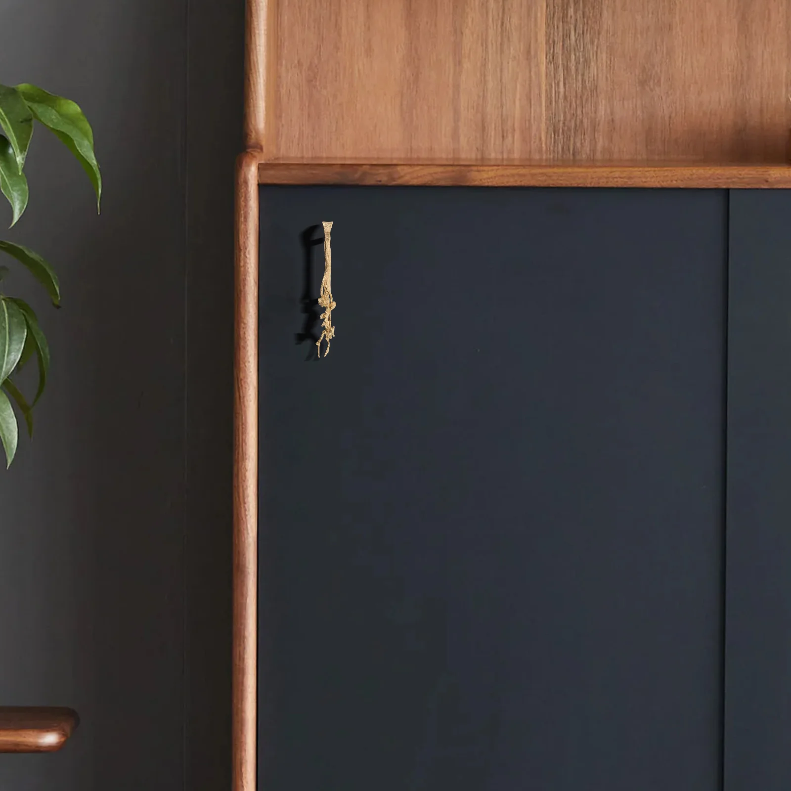 

Vintage Brass Pull Handle Bird Branch Design Cabinet Knob Decorative Drawer Pull Hardware for Kitchen Wardrobe Furniture