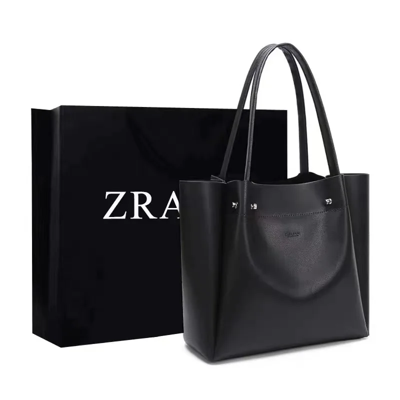 Z Women's Bag New Tote Bag College Style Portable Large Capacity All-in-one Commuter Shopping Bag