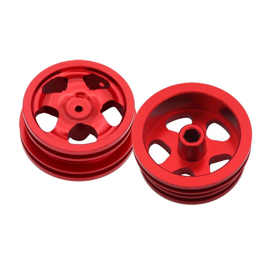 MN82 LC79 4pcs Metal Wheel Rim Wheel Hub 1/12 RC Car Upgrade Parts Accessories