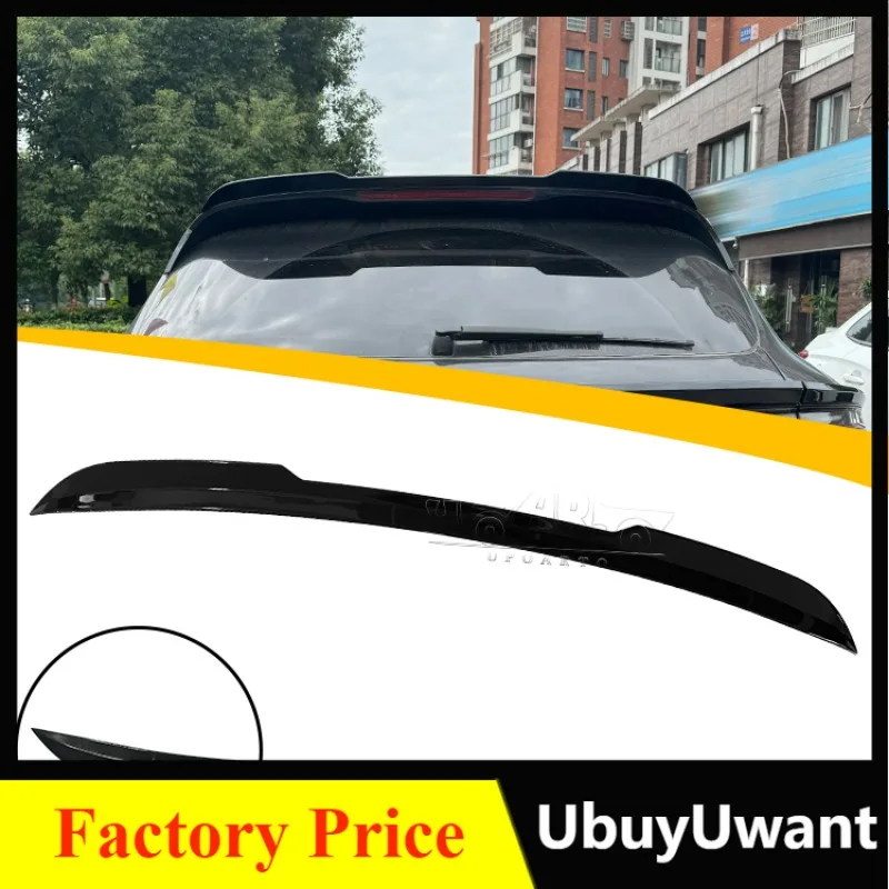 Good Craft Car Paint Decoration ABS Plastic Rear Top Wing Roof Spoiler For Porsche Macan 2014 2015 2016 2017-2021