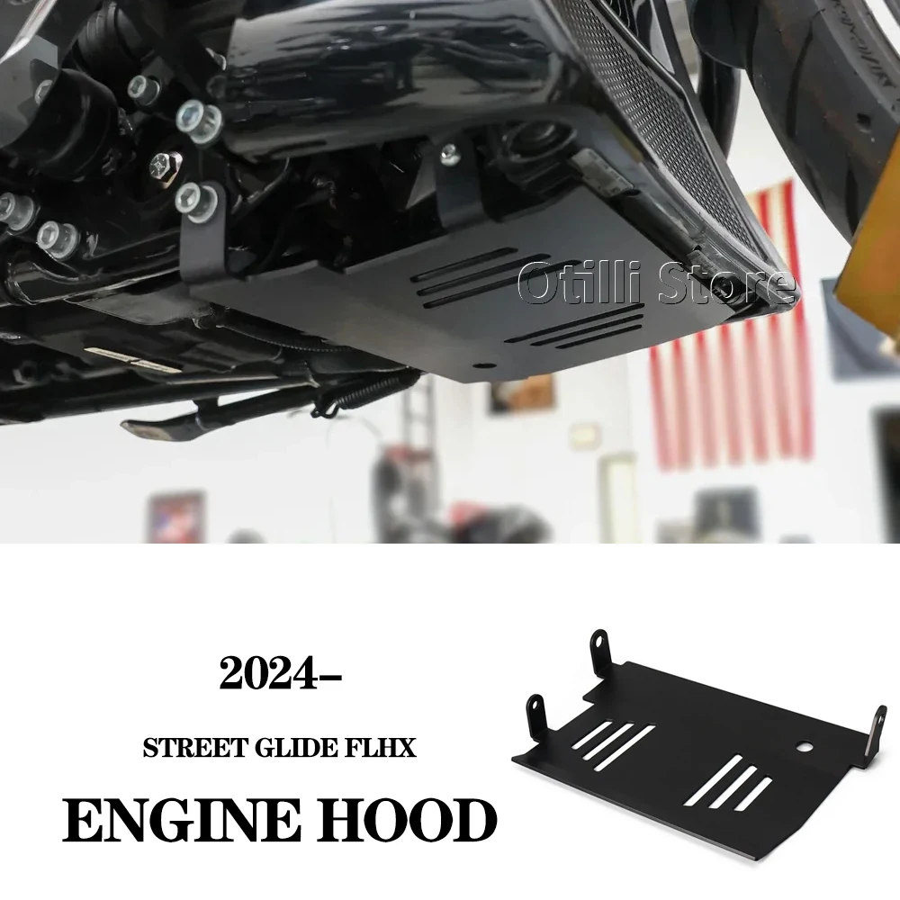 Motorcycle Under Engine Protection For CVO Road Glide FLTRXSE 2024 FLTRX 2025 Accessories Skid Plate Engine Guard Chassis Cover