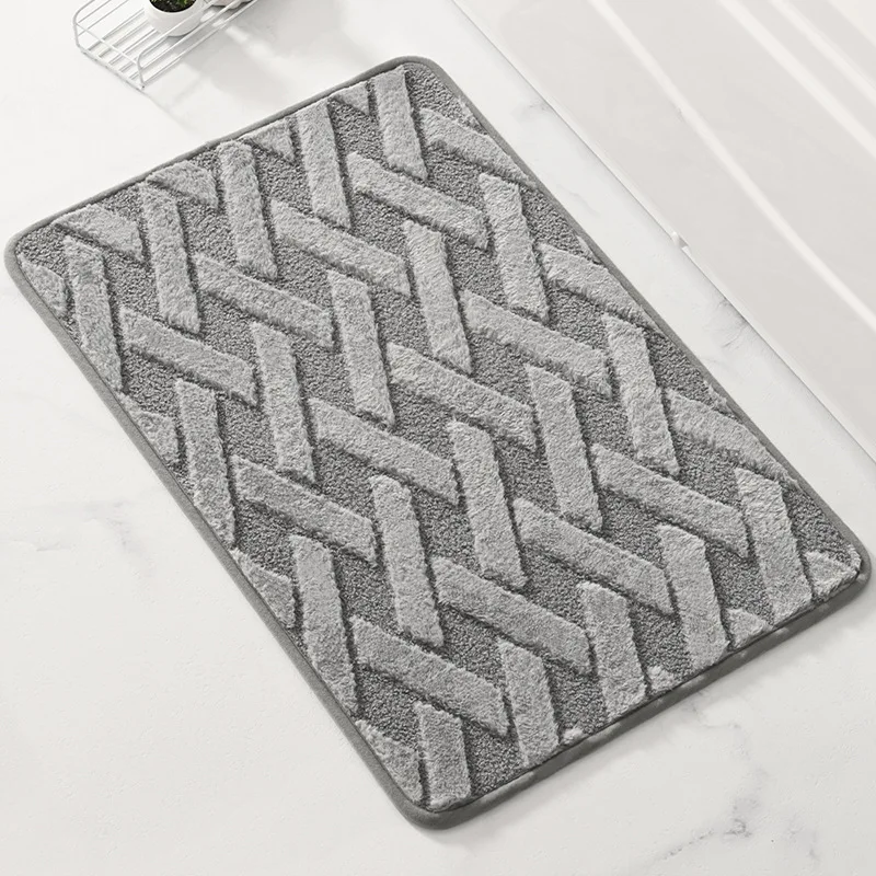 

Inyahome Ultra Soft Rabbit Fur Shaggy Bathroom Area Rug Kids Fluffy Fuzzy Rug Set of 1/2 Throw Carpet Floor Mat Decor Bathroom