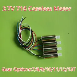 Mini 716 7*16 Diameter 7mm Length 16mm 1mm shaft 3.7V Motor Coreless R/C Toys DIY Drone Quadcopter Rc Spare Parts Accessories