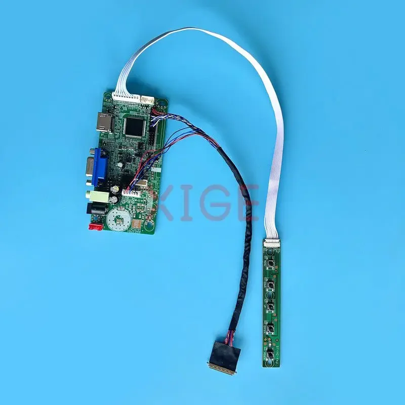 LCD Screen Controller Board Fit N173HGE B173HW01 B173HW02 1920x1080 40-Pin LVDS Laptop Monitor HDMI-Compatible VGA DIY Kit 17.3