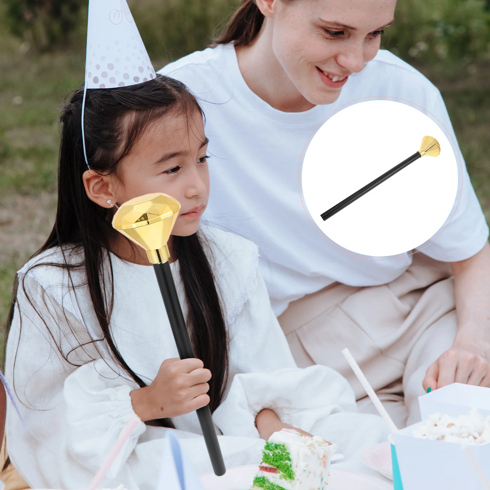 

For Kids Glow Party Stick Halloween Scepter Night Celebration Decoration Pretend Play Role Play Accessory