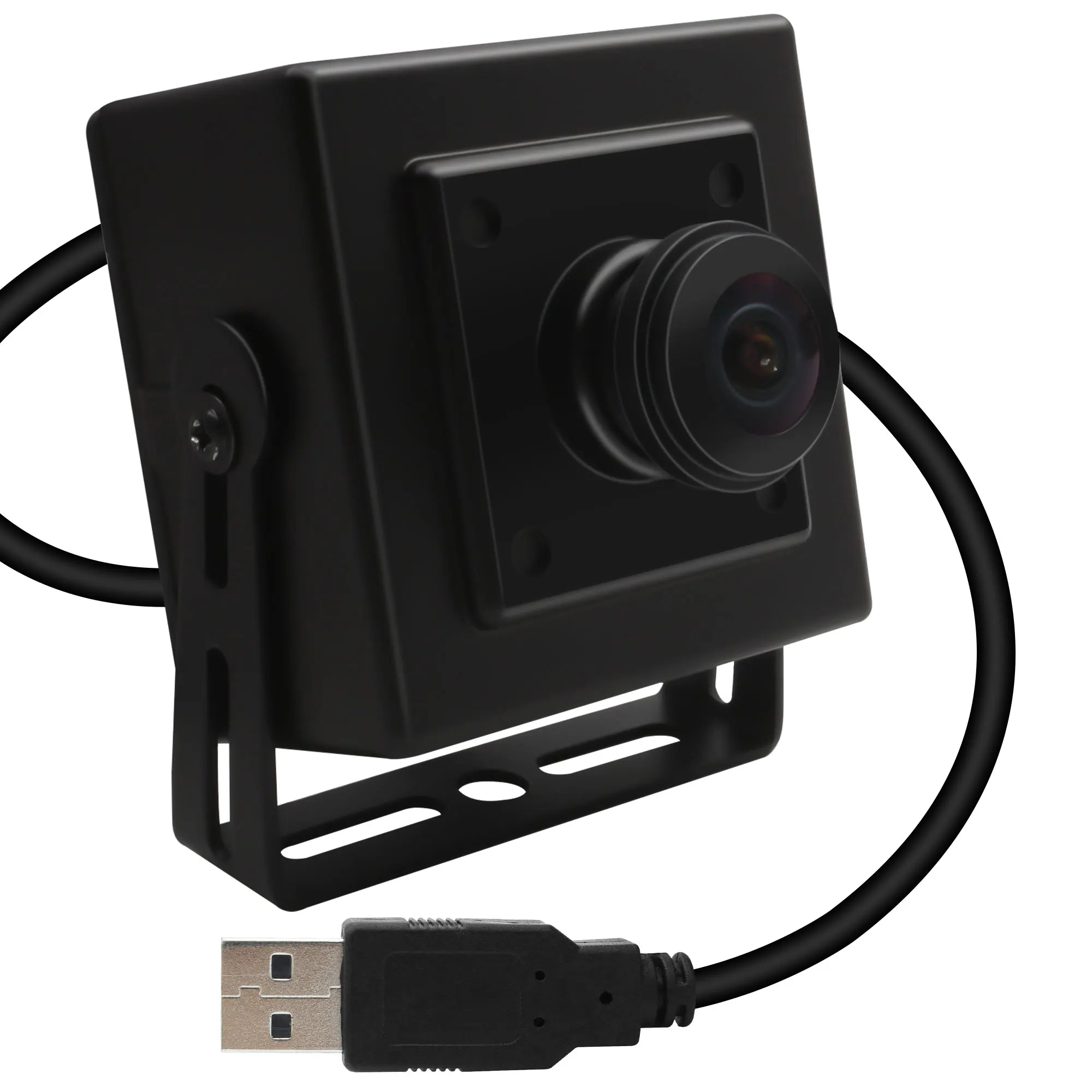 ELP VGA USB Camera 480P 60fps 170 Degree Wide Angle Fisheye Lens 640x480 Support Security Protection, Education and Training