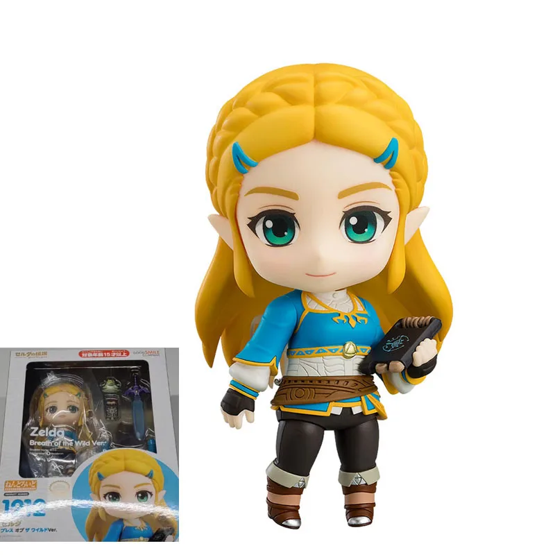 Good Smile Original Nendoroid The Legend of Zelda Breath of the Wild Link 733-DX Zelda 1212 Anime Action Figures Toys Kids Gift