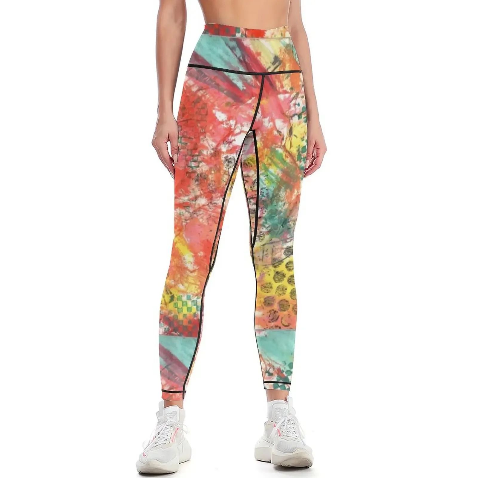 

Abstract Celebration Leggings Fitness's gym clothes Legging sexy woman Clothing fitness gym pants Womens Leggings