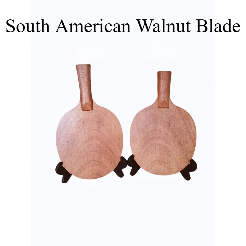 Table Tennis Blade Handmade Single-Ply Solid Wood South American Walnut Blade for Shakehand and Penhold Grips Offensive Play