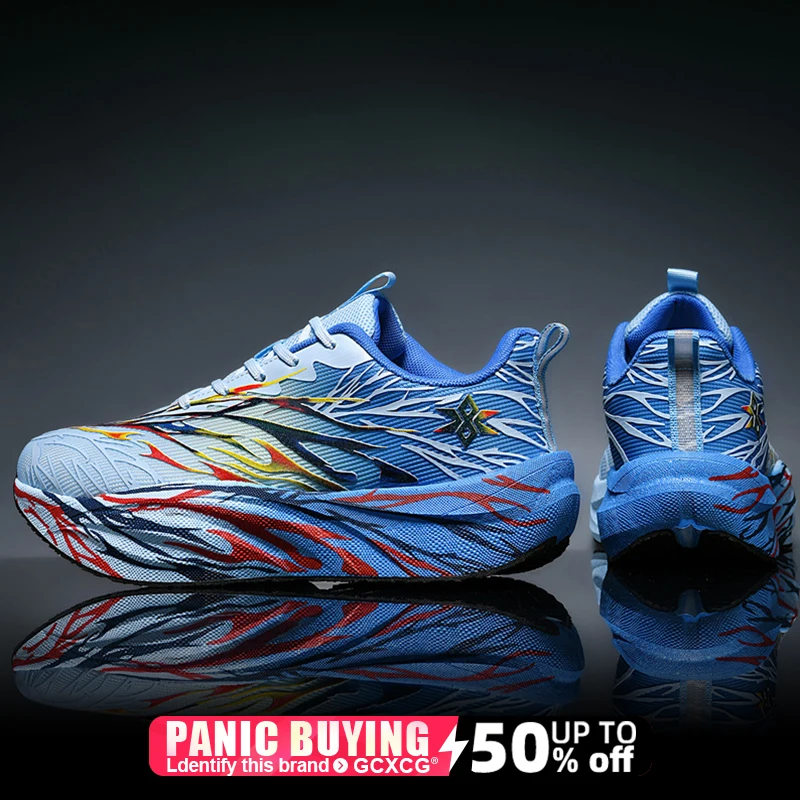 

Marathon Running Shoes Carbon Board Men Sports Breathable Lightweight Women's Comfortable Athletic Nonskid Speciality Sneakers