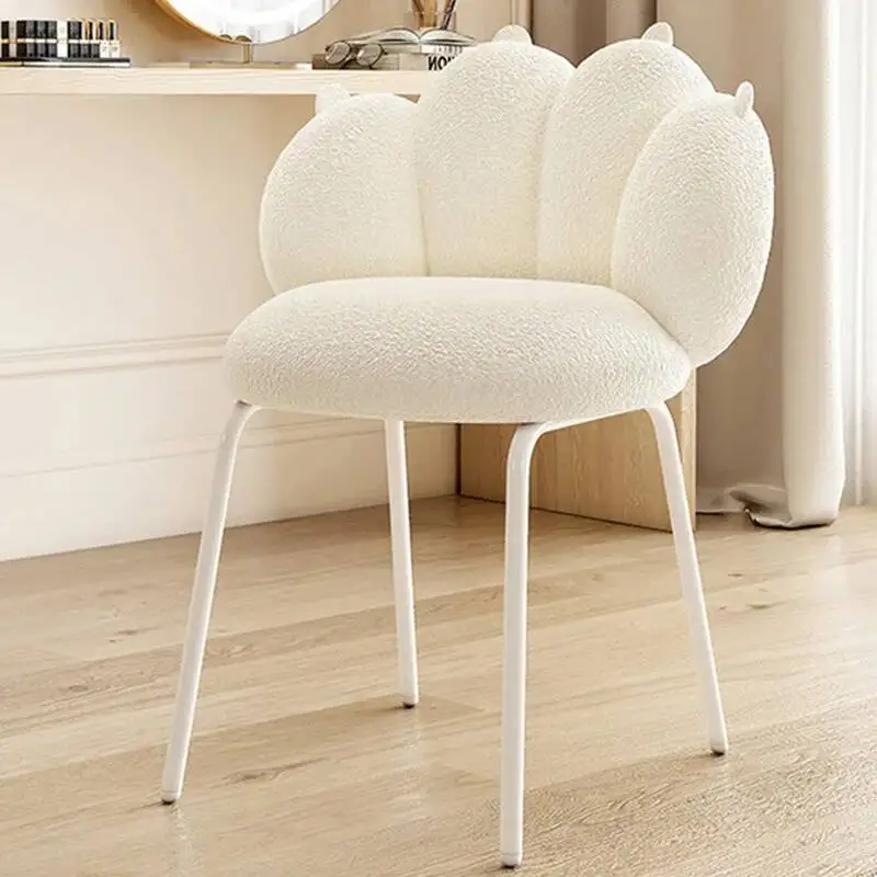 Taburete Detailing Natural Makeup Stool Metal Portable Pouf Design Vanity Chair Bedroom Mobile Infantil Furniture China