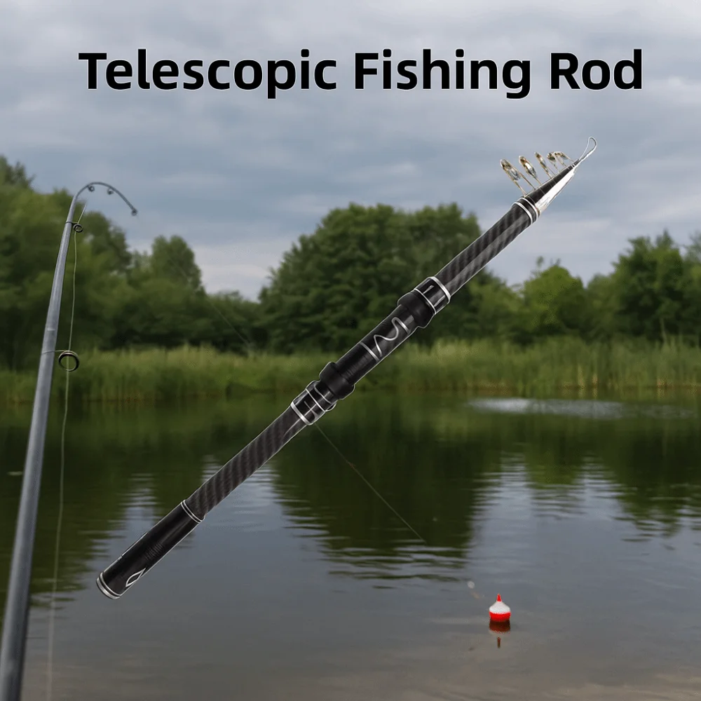 

Portable Telescopic Fishing Rod Ultra Short 1.8m-2.7m Length Mini Fishing Pole Convenient 45cm Storage Fishing Hand Pole