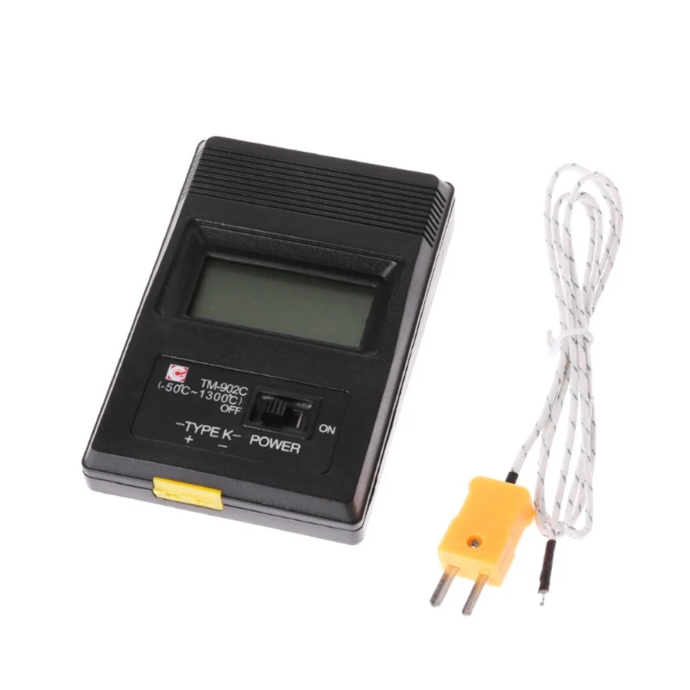 TM-902C Portable Convenient Temperature Meter K Type LCD Digital Thermo meter Thermocouple Probe 1300 TOP quality