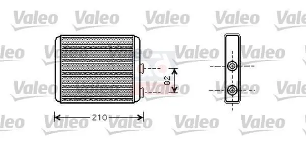 Store code: 812363 for heater radiator MERIVA air conditioning BINEK (imported)