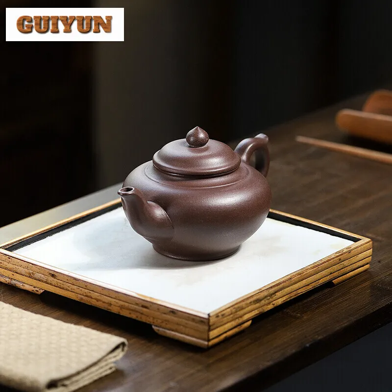 330ml 180ml Handmade Yixing Purple Clay Tea Pot Raw Ore Mud Smiling Sakura Teapot Zisha Beauty Filter Tea Maker Boutique Teaware