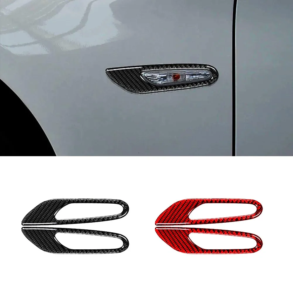 

For BMW 3 Series E90 E92 2005-2012 Carbon Fiber Car Turn Signal Frame Decorative Stickers Modification Interior Accessoriess