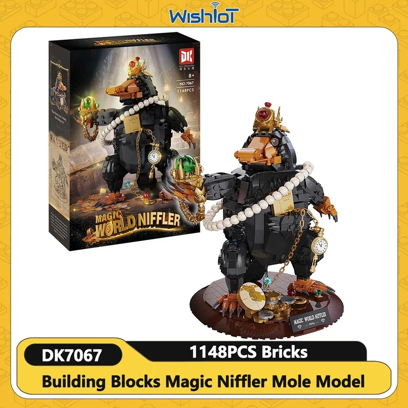 

MOC Magic Niffler & Mole Block Set - Fantasy Animal Figure Building Toy, Creative Birthday Present for Children