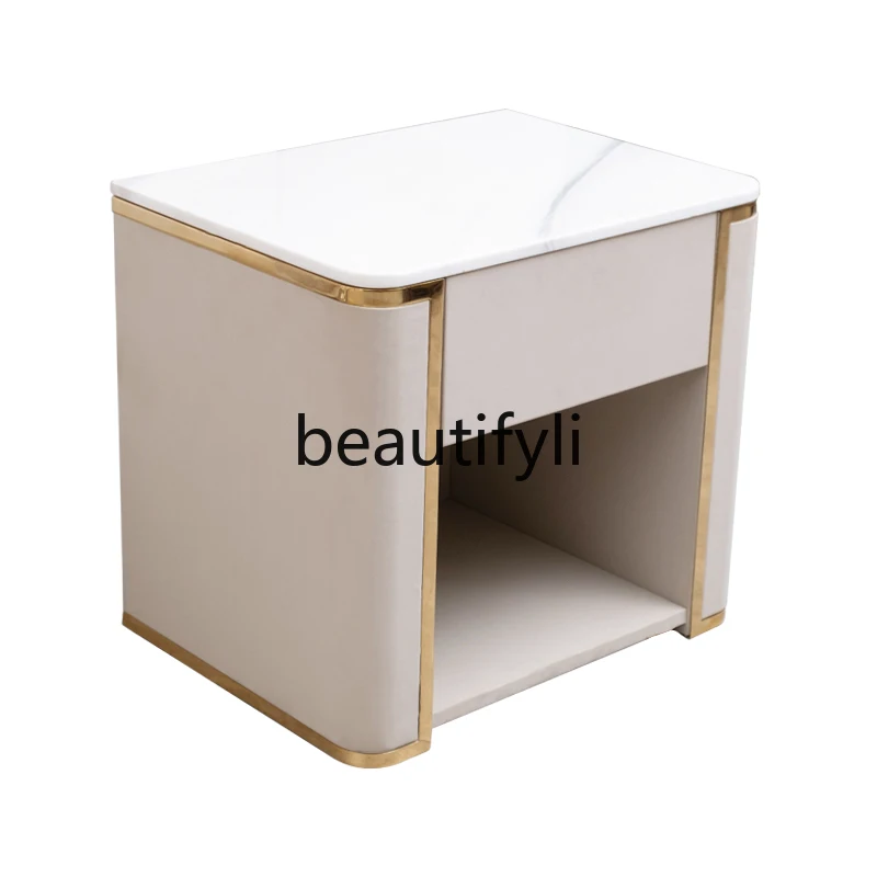 Light luxury bedside table