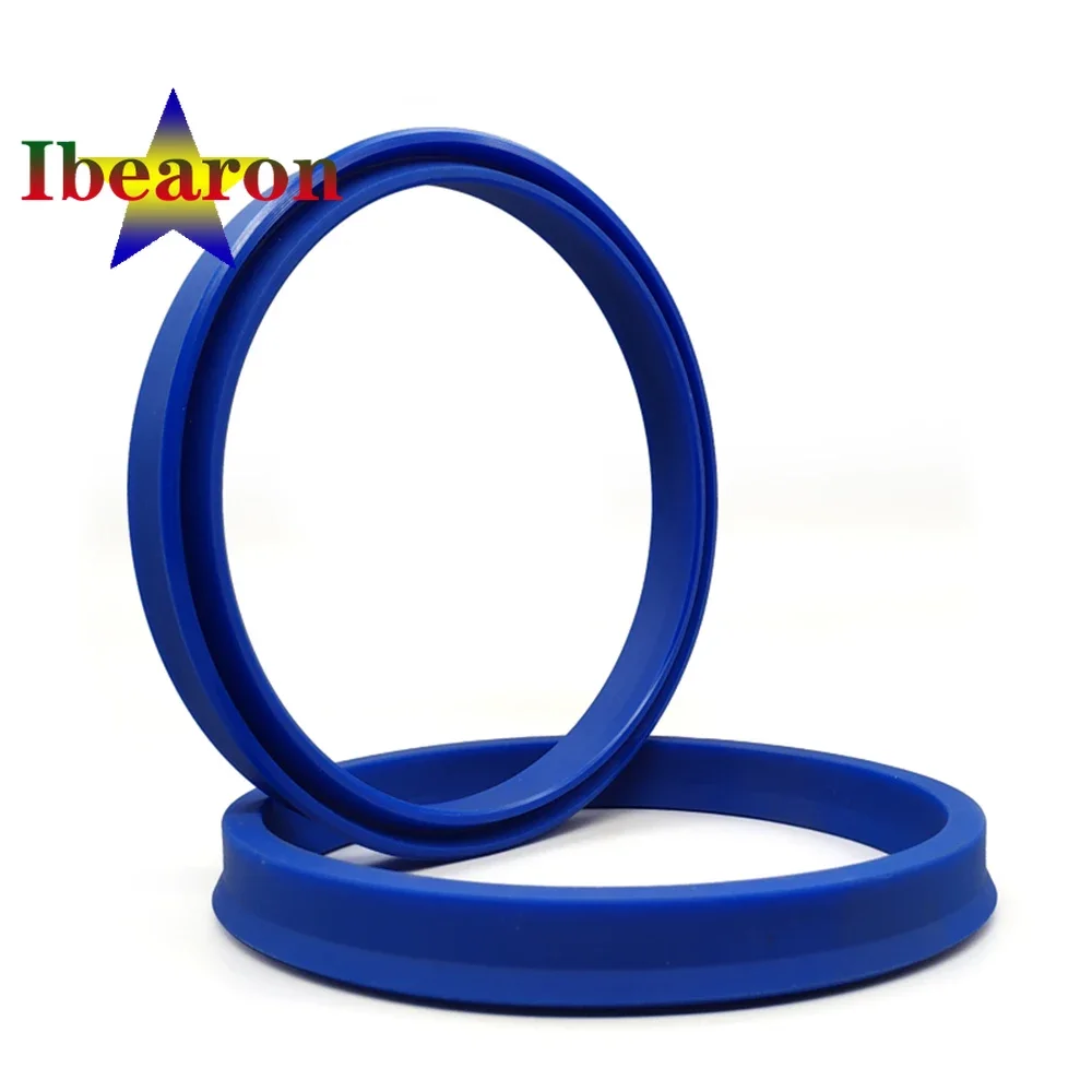 2PCS ODU-90 ODU-95 ODU-100 ODU-105 ODU-110 Blue PU(polyurethane) Piston Seal Hydraulic Oil Seal Cylinder