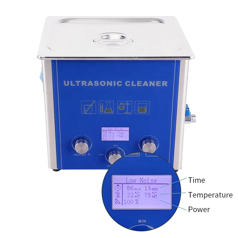 

Mechanical Control Laboratory Glass Mold Dust Oil Cleaning Machine 15L Ultrasonic Cleaning Equipment