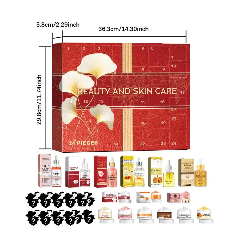 Advent Calendar Beauty Christmas Skincare Product Advent Calendars 2024 Christmas Advent Calendar Beauty Skincare For Women