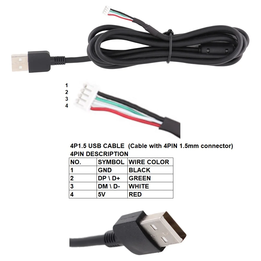 

Кабель USB 4. 5 1,5 м, 2 м, 3 м