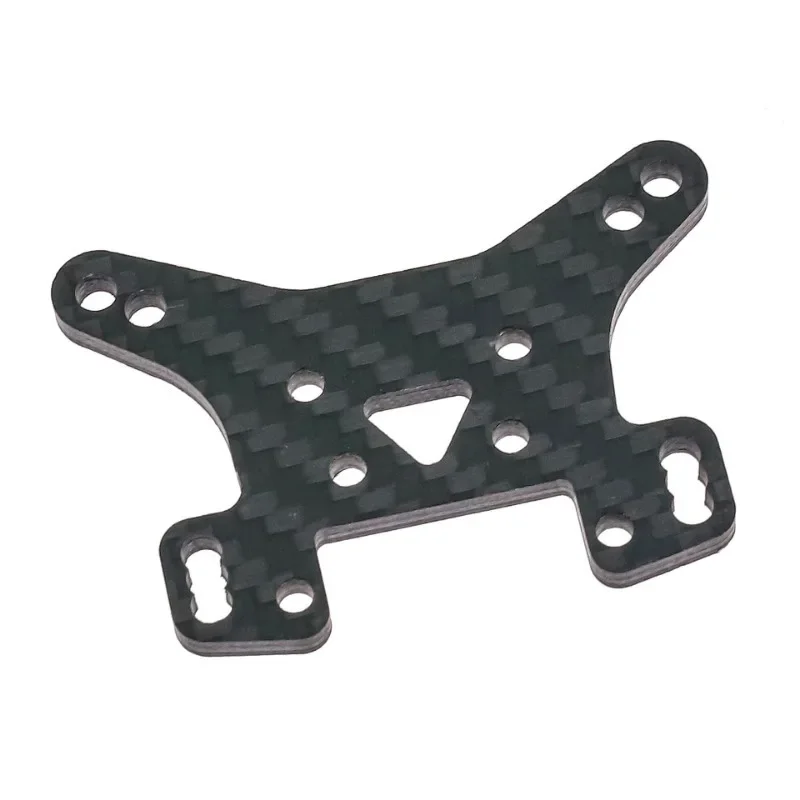 For LEILALUO AM-X12 Carbon Fiber Front Rear Shock Tower Plate 1/12 RC Car Upgrade Parts Accessories