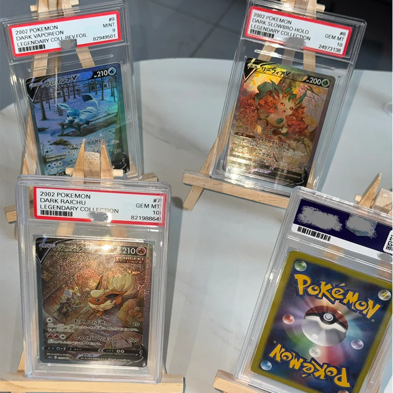 Tienda de Cartas de Anime Pokémon TCG V SR SA 079/069 Serie S6a Eeveelution Entrenador Pokémon Cartas Pokémon DIY con Calificación de 10 Puntos