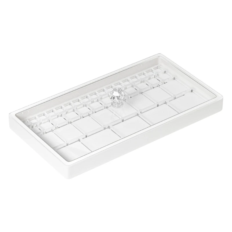 

Q2Q4 Clear Acrylic Watch Parts Storage Box Anti Dust Tray Dividers Perfect for Watch Repair Professionals Enthusiasts