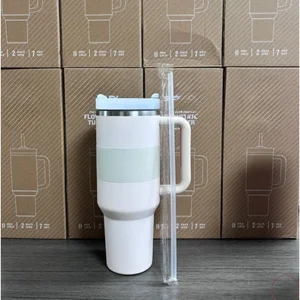 Nova eBay Limited Edition Stanley 2A Thế hệ 40oZ bằng thép không gỉ Straw bị cô lập Cup Car Sport 8 Cup Stanley Style Style - №4