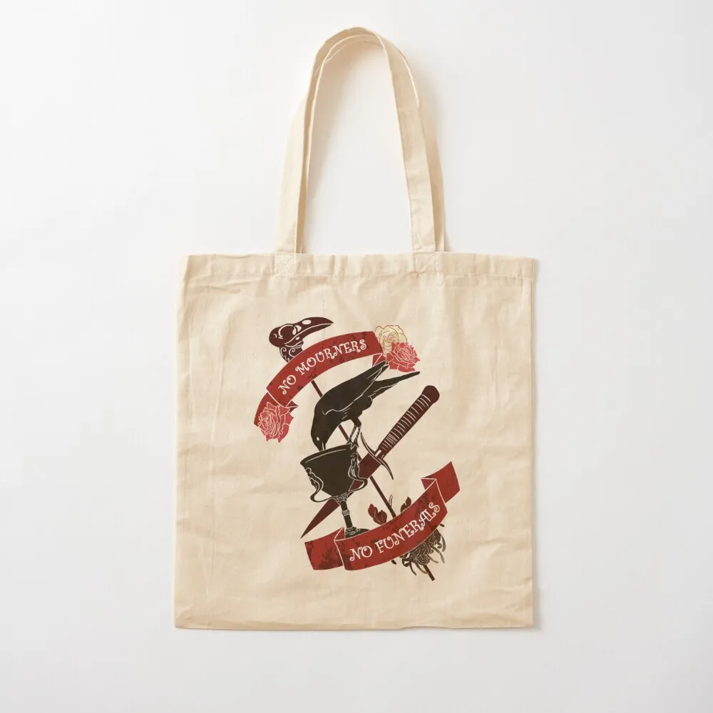 No mourners no funerals Tote Bag Beach bag free delivery bags tote bag canvas Shopper Canvas Tote