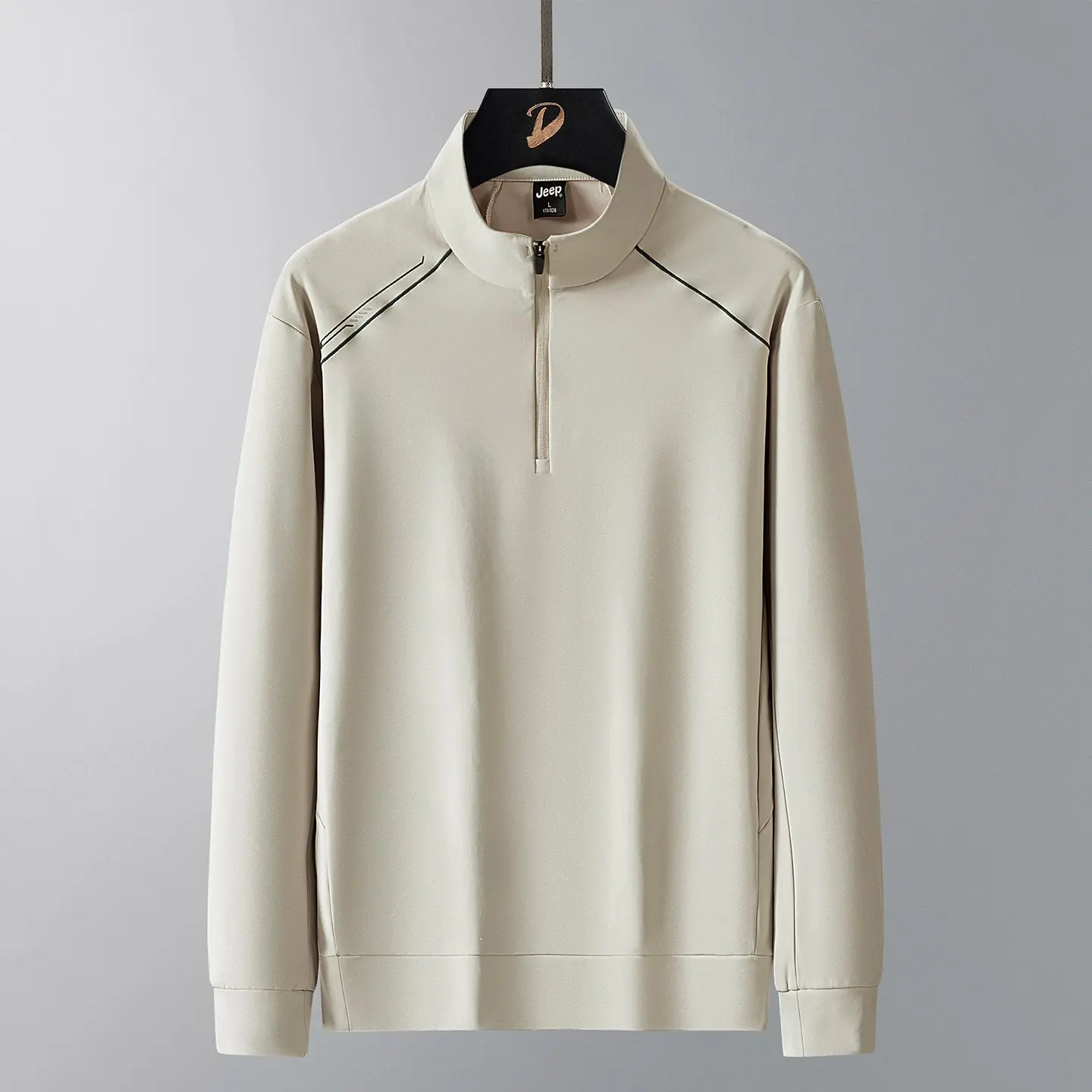 

Мужской открытый кардиган-свитшот Spring 2026, молодежный, тонкий, из смесового хлопка и полиэстера, размер 360 Ams