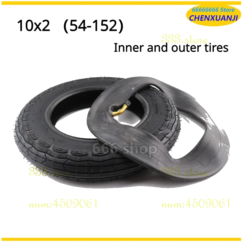 

10*2 Tyre 10x2 Tire 54-152 DIY Electric Scooter Inner Tube Pram Stroller Kids Bike Schwinn