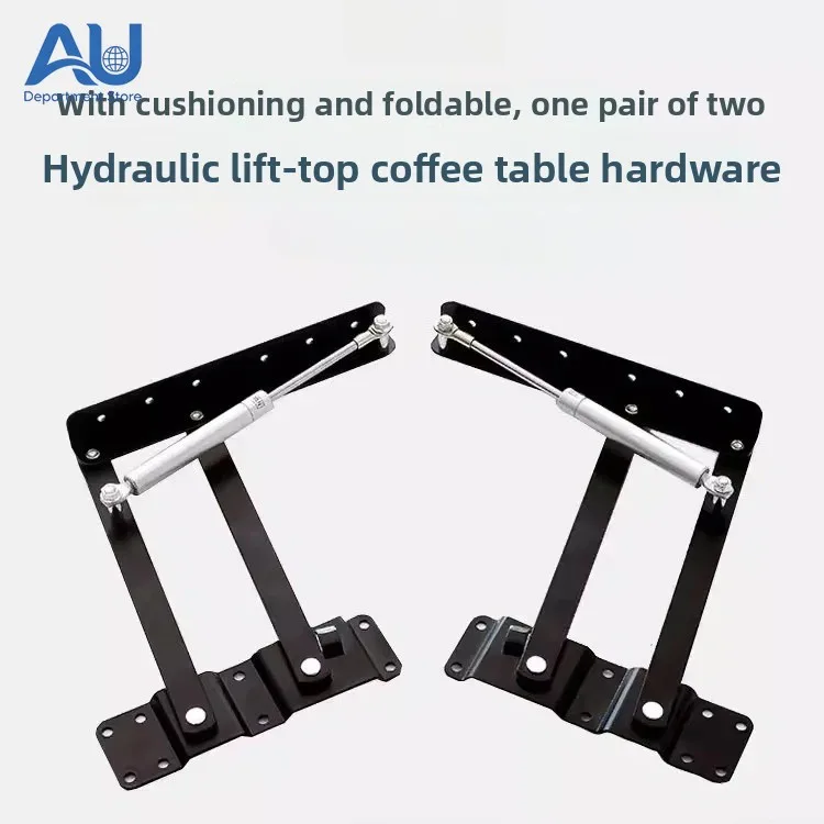 Hydraulic buffer coffee table lifter Multifunctional space-saving furniture Hardware accessories Dual-purpose foldable bracket
