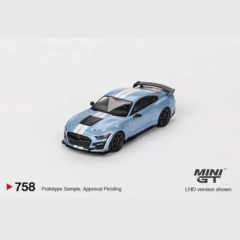 TSM model minigt 1/64 #758 Ford Mustang shelby GT500 Heritage Edition Die-cast Alloy Car Model Collection Toy Gift